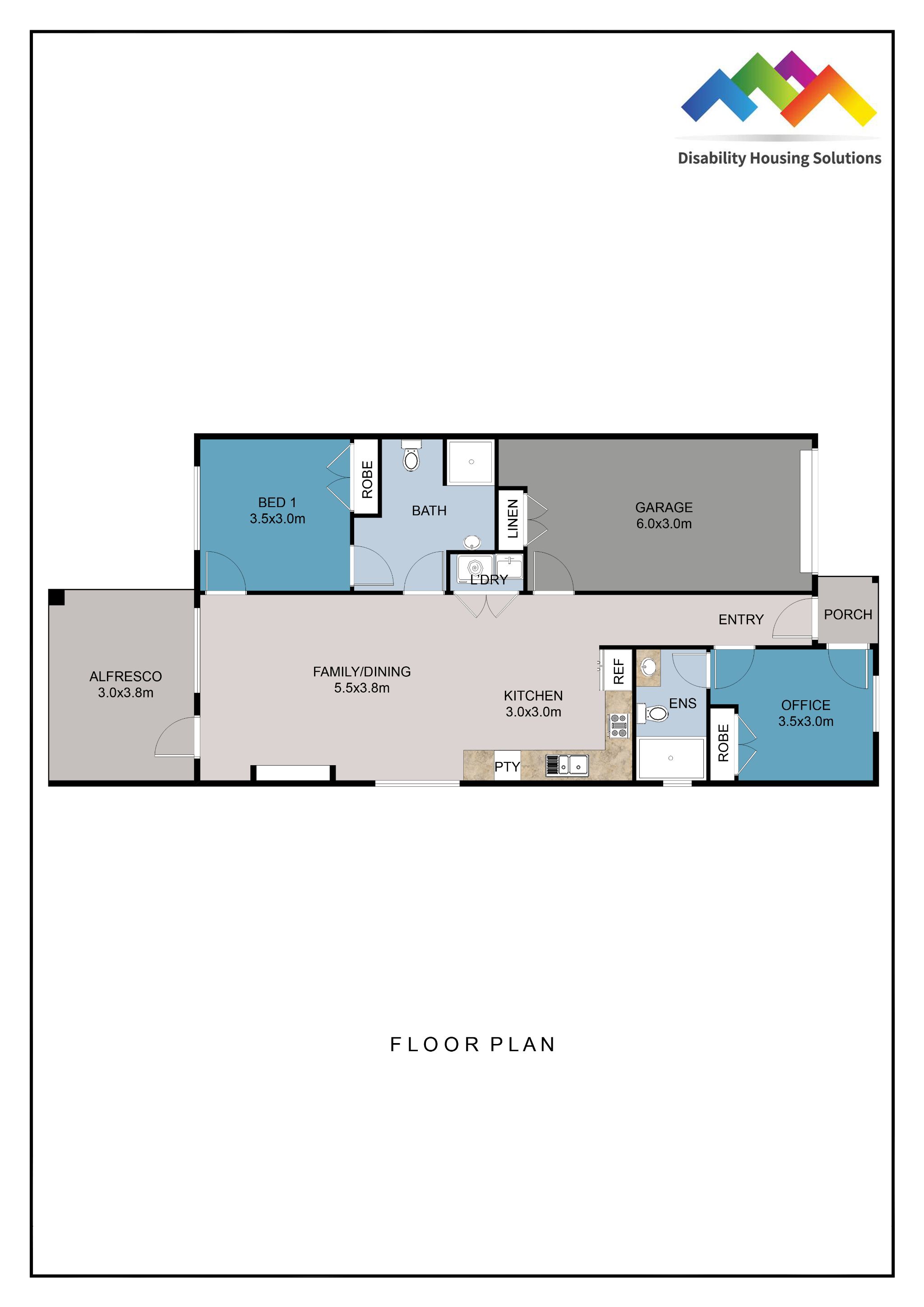 Floorplan Unit 1-8-Barramundi-St-Toolooa