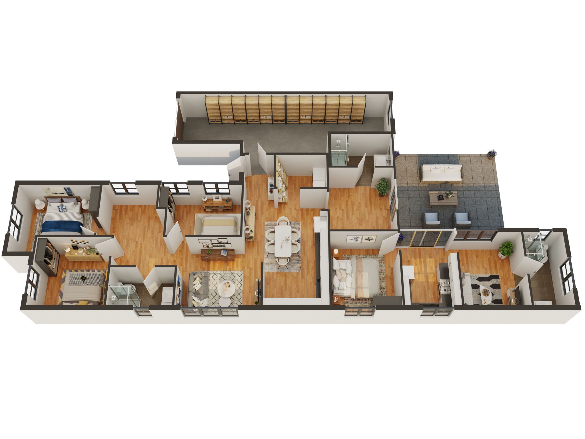 Doonside Cres  Blacktown 3D - Floor Plan