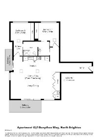 Apartment 15 1 Bonython Way, North Brighton floorplan