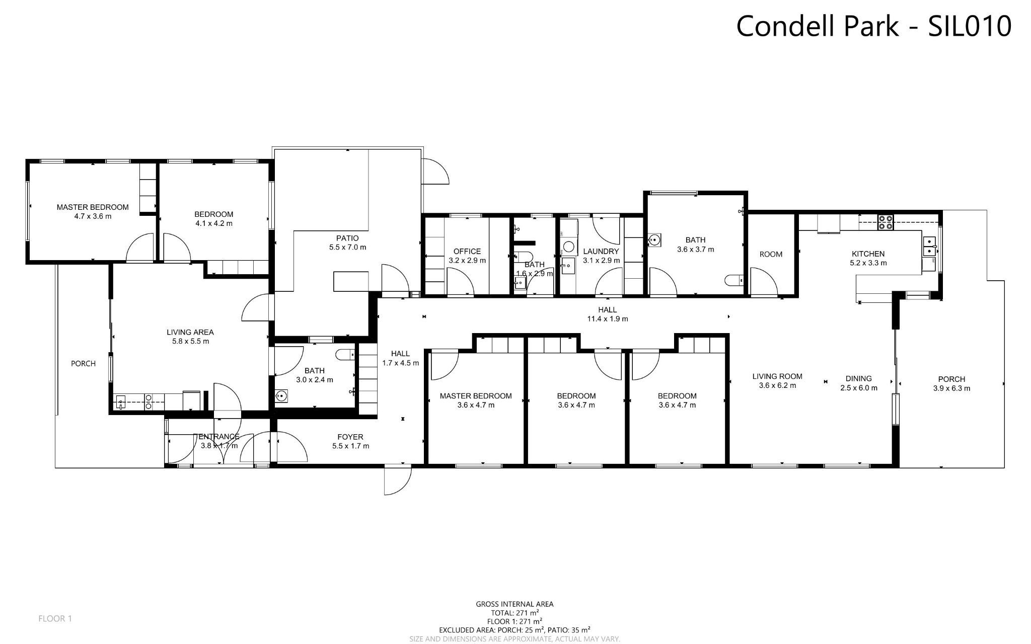 Condell Park, floorplan - supported independent living accommodation