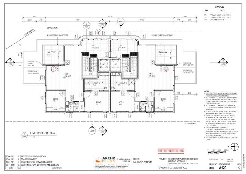 LH25 A120 - LEVEL ONE PLAN (K)