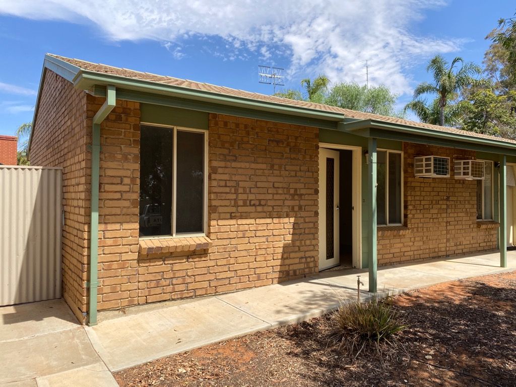 Outside of a brick single storey house