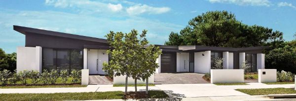 The stunning exterior of the new home in Oran Park.