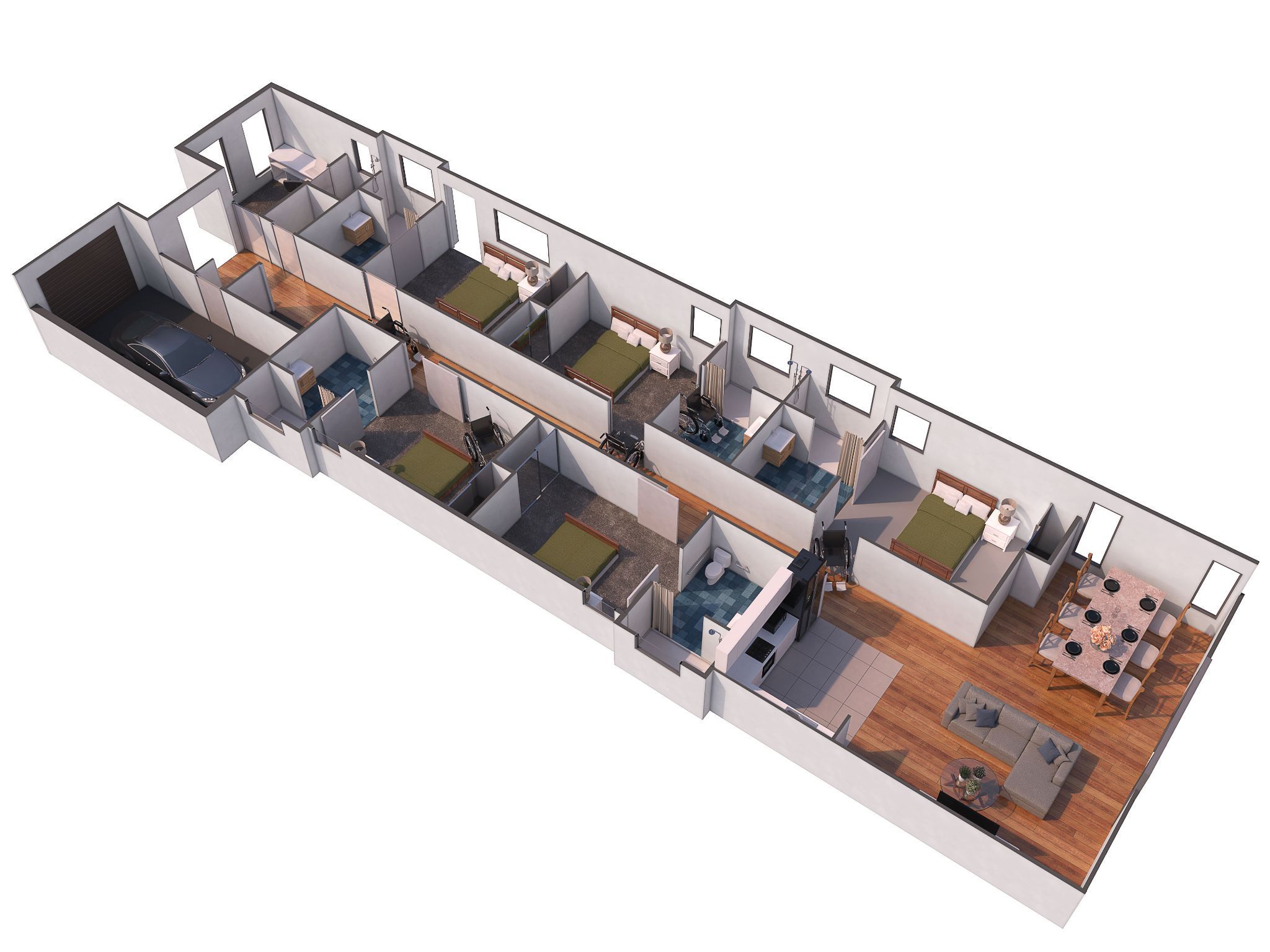 5 bedroom floor plan