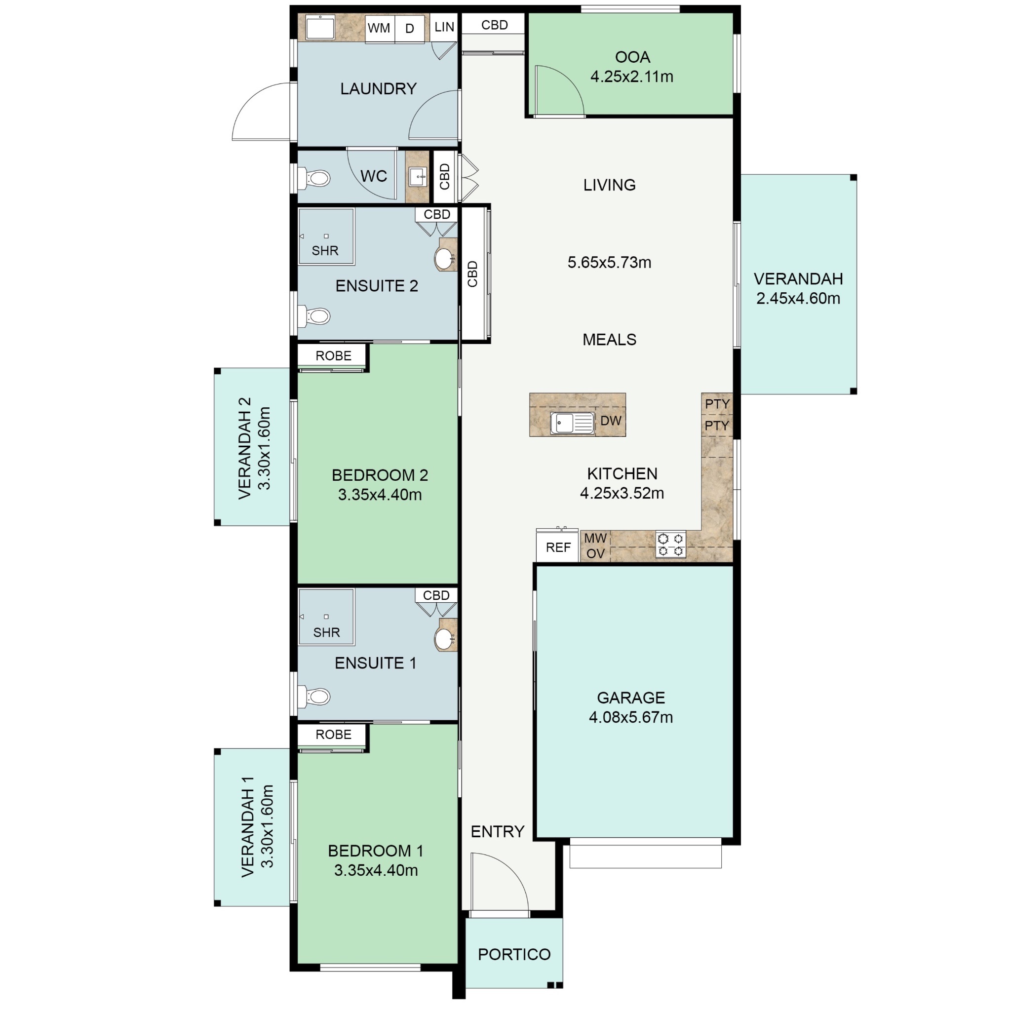 Glendalough floor plan