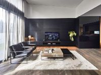 The living room of the 4-bedroom residence.