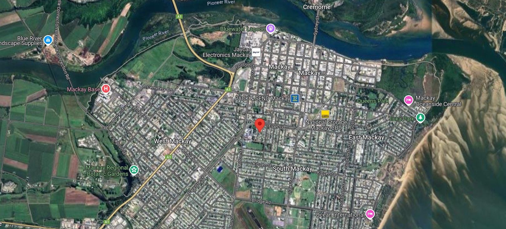 7   English St 7 - Location Map