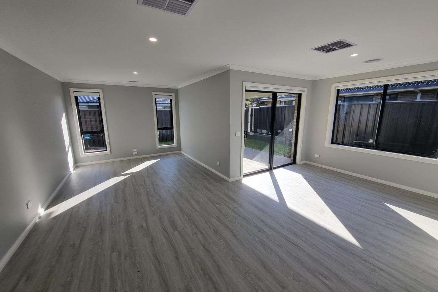 Dining and living area