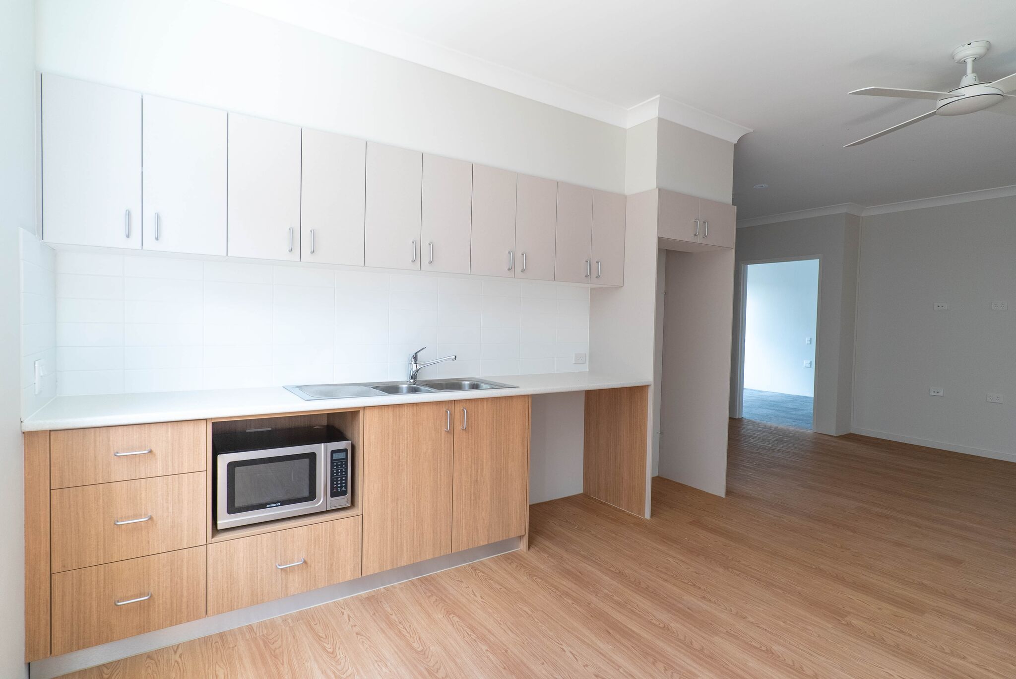 Kitchen and living 1