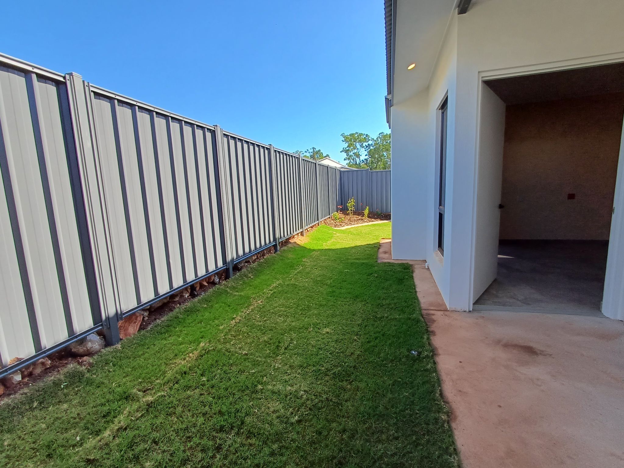 Participant 1 private yard