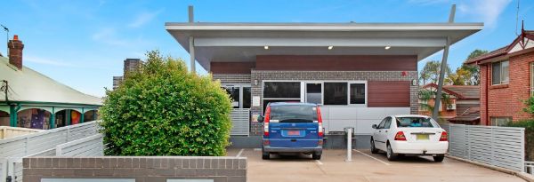 The exterior of the North Parramatta property.