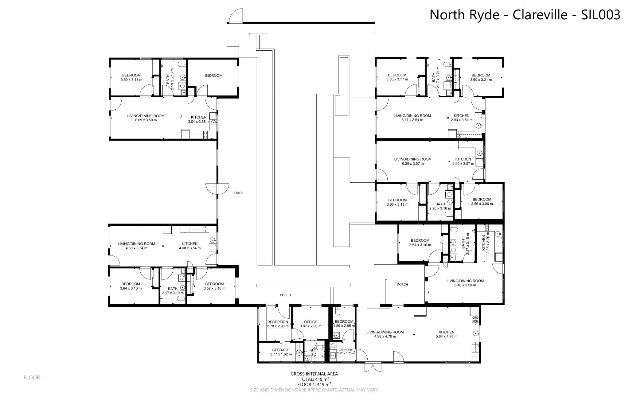 SIL003 Clairville   floorplan 1