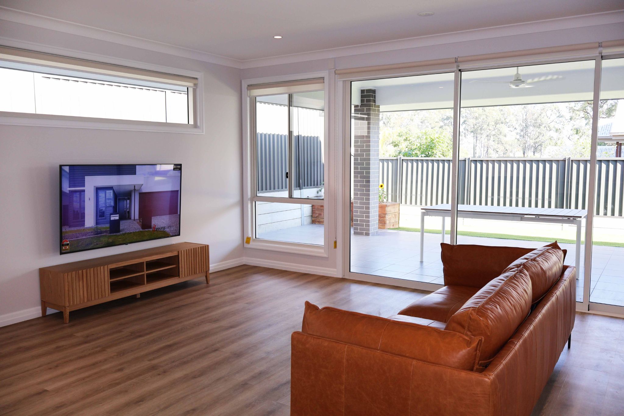 Living area and outdoor small