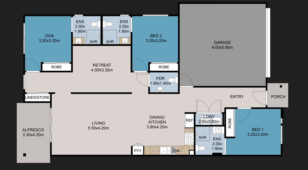 Manuka Floorplan