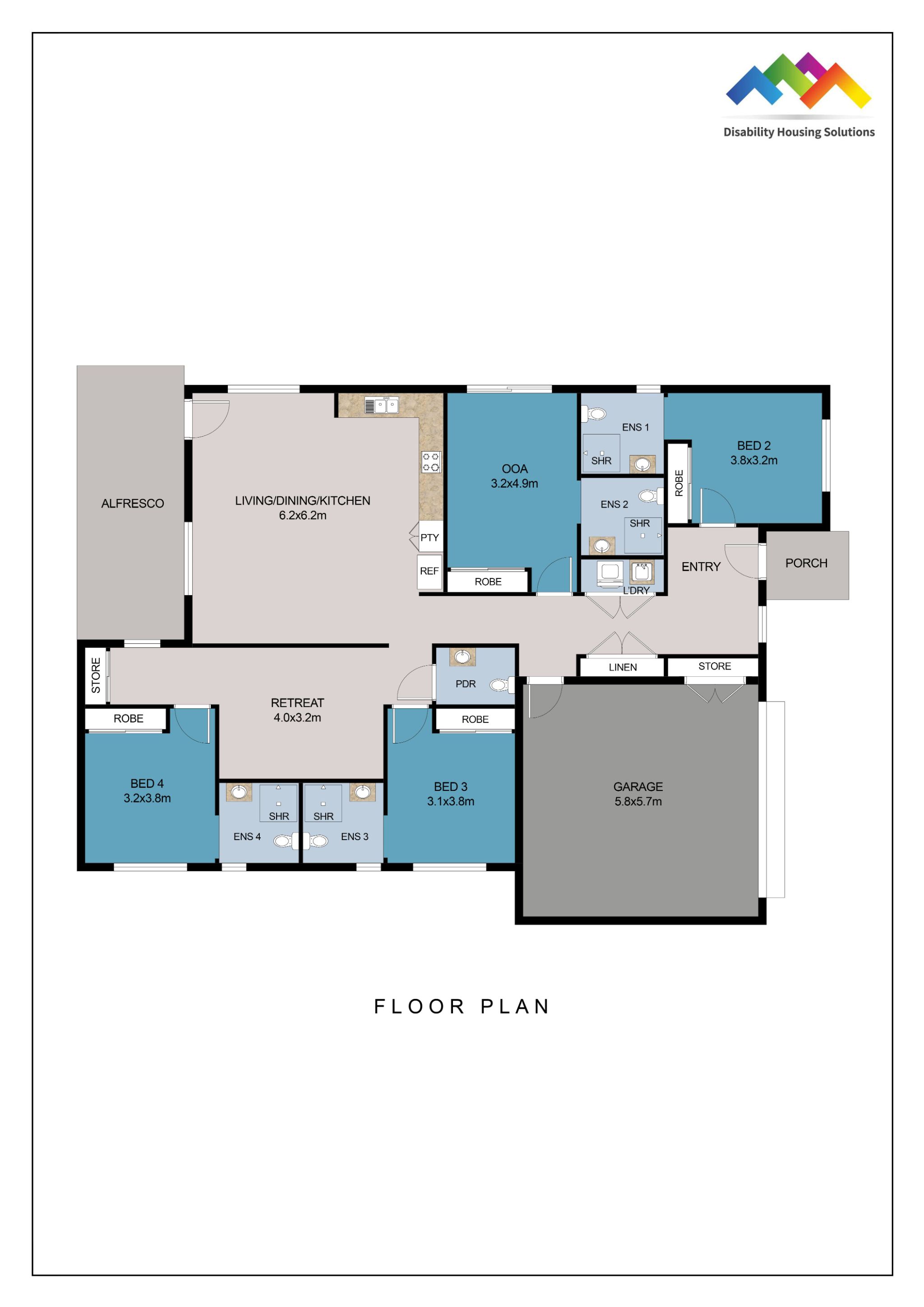 Floorplan  5)