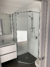 Staff bathroom right side house