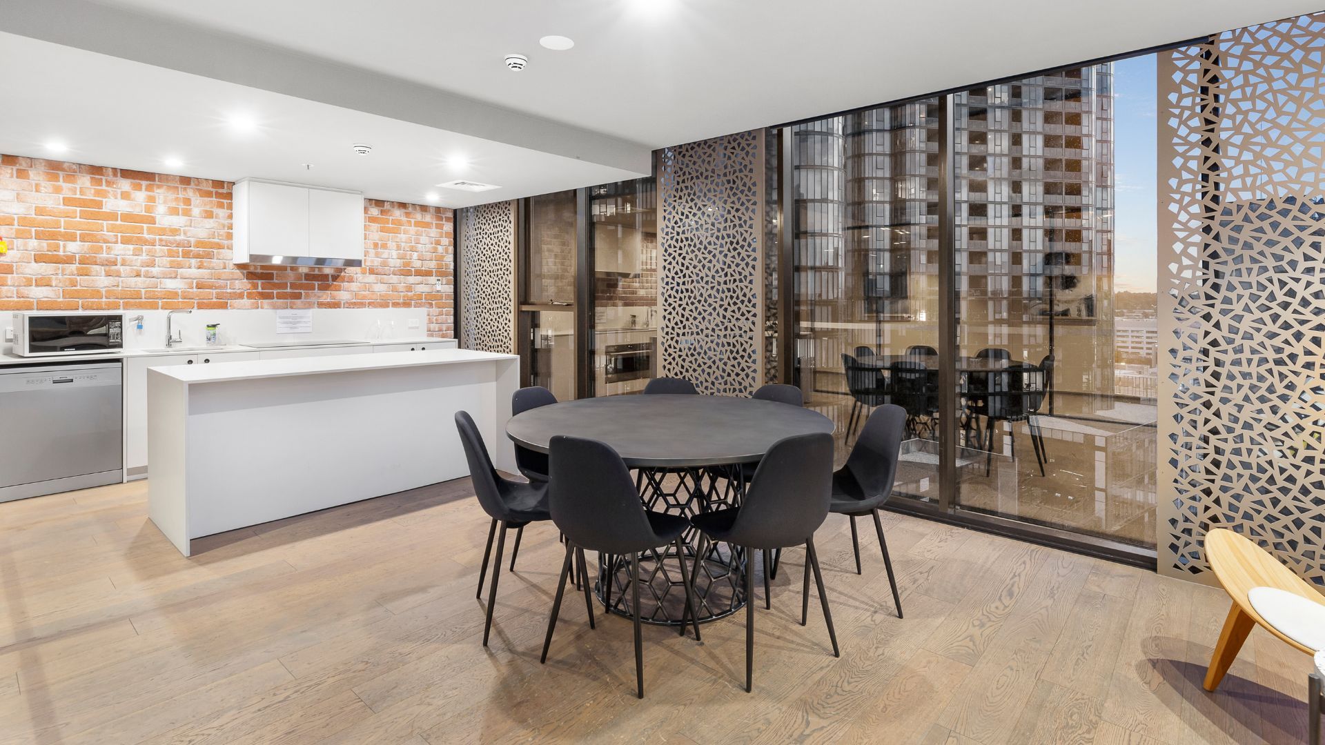 dusk communal_kitchen