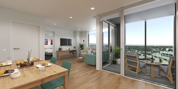 Lounge and balcony disability accomm