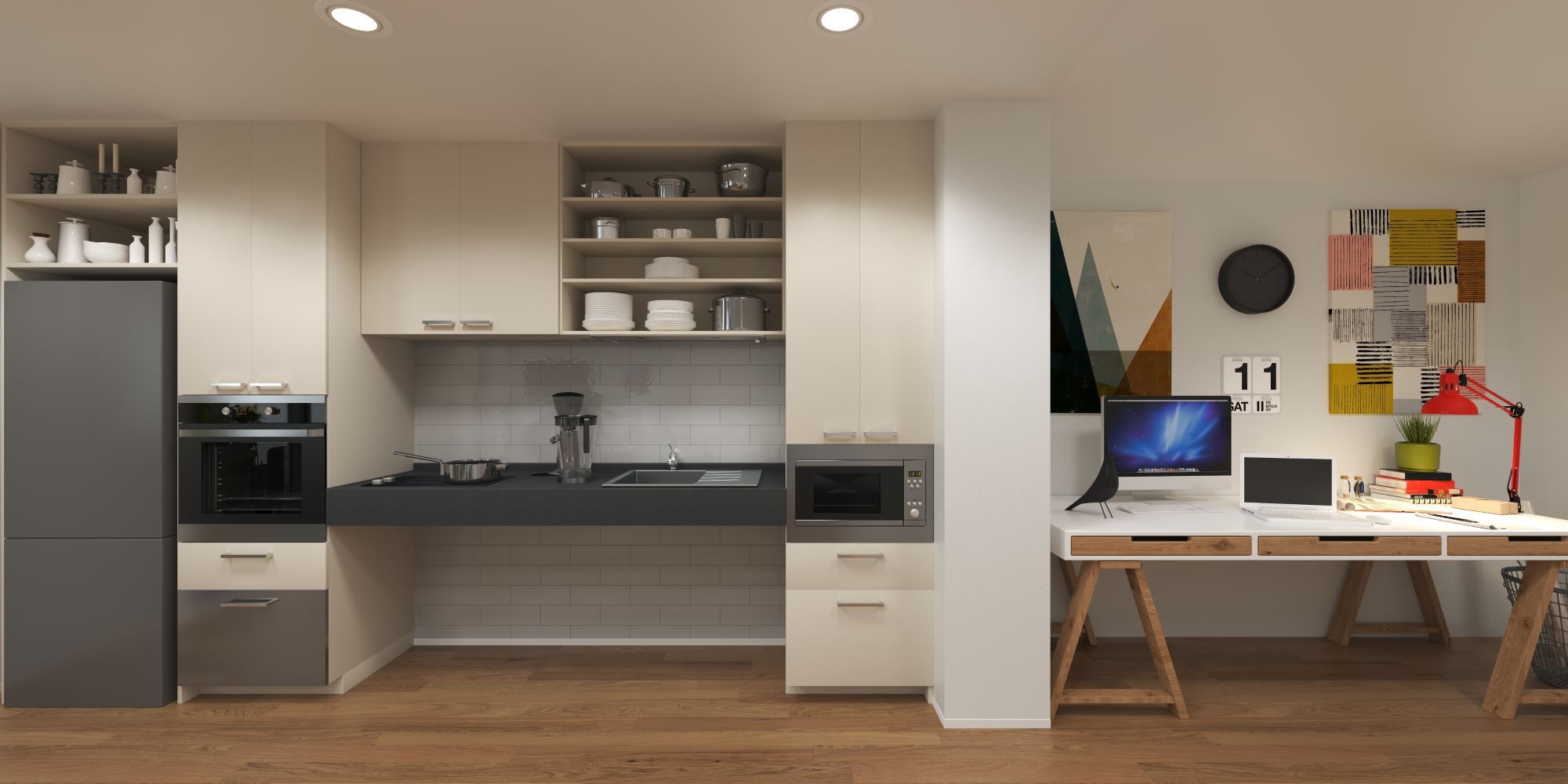 Kitchen and study disability accomm